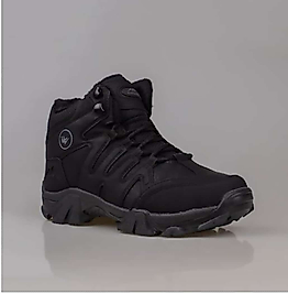 ERKEK BOT KIŞLIK SU GEÇİRMEZ SİYAH BÜYÜK BEDEN