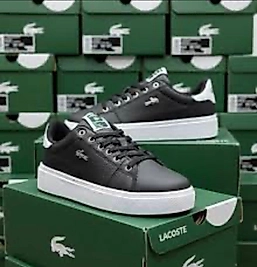 Erkek Siyah Lacoste  Sneaker