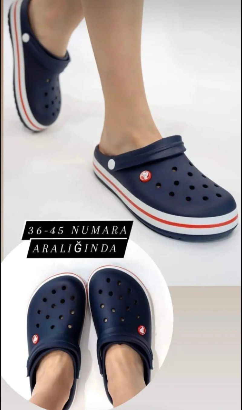 Cross Terlik Lacivert Unisex Tam Ortopedik Deniz Havuz Doktor Hemşire Aşcı Labaratuvar Terlik Günlük